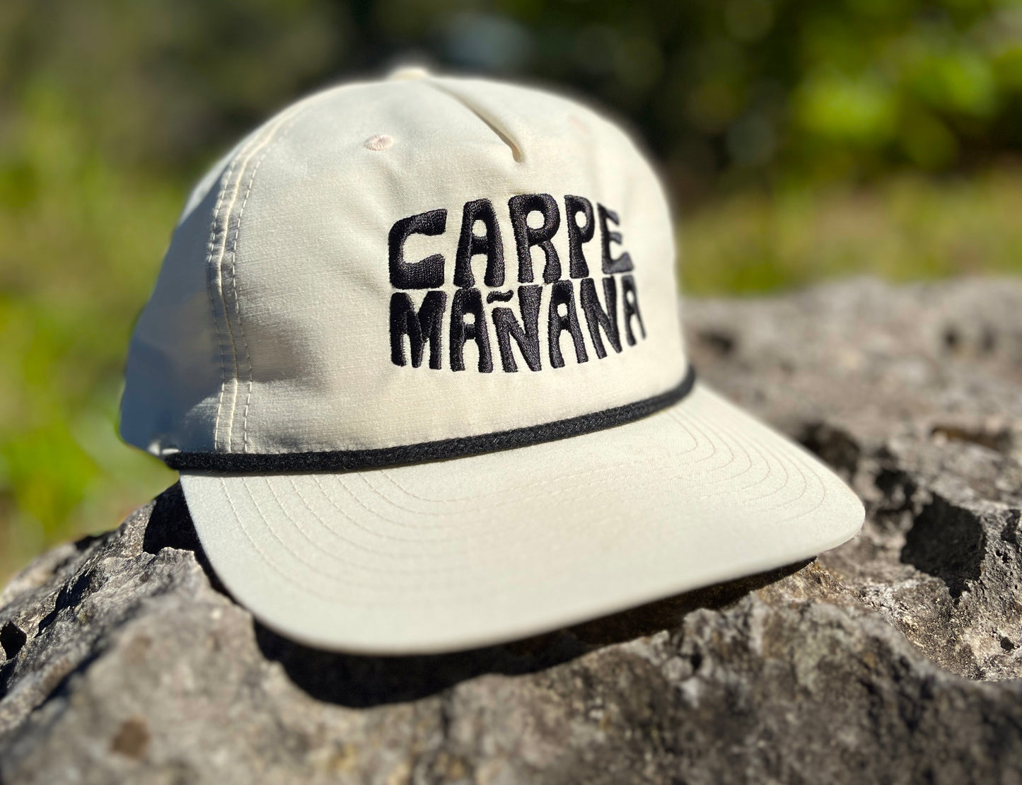 Hat - Birch with black rope